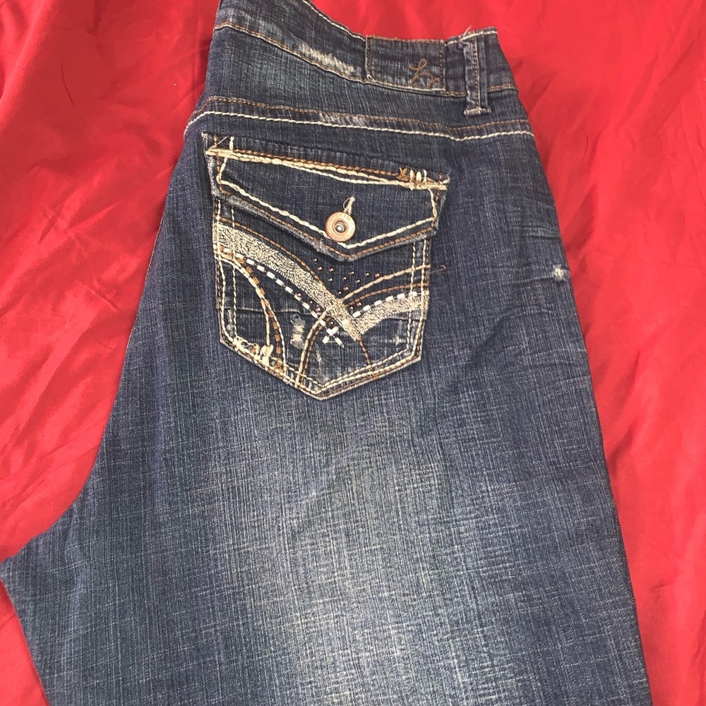 22W Hydraulic Jeans With Detailed Pockets